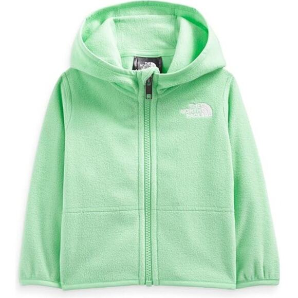 The North Face Baby Patina Green Glacier Full Zip Hoodie Size 6M - Picture 1 of 6